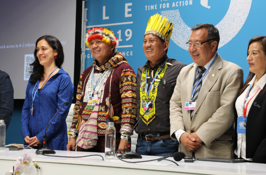  Indígenas en la COP25: Hay que ir “más allá de la foto y crear un espacio de igualdad”